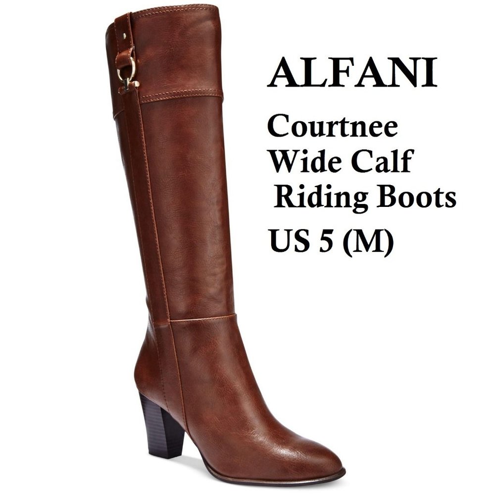 ALFANI Courtnee Riding Boot Wide Calf US 5
